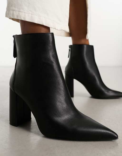 Mango zipper leather outlet boots