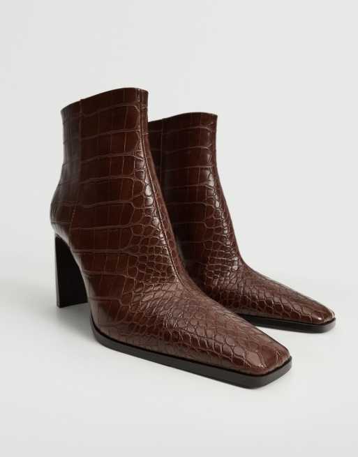 Mango shop croc boots