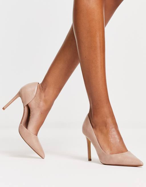 Mango hot sale nude shoes