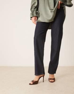 Mango Heeled Mule In Brown