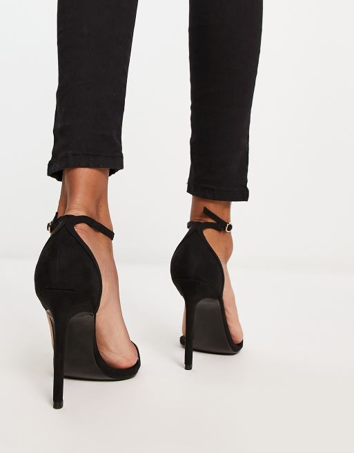 Mango high heeled shoes in black ASOS