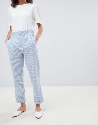 high waisted summer trousers