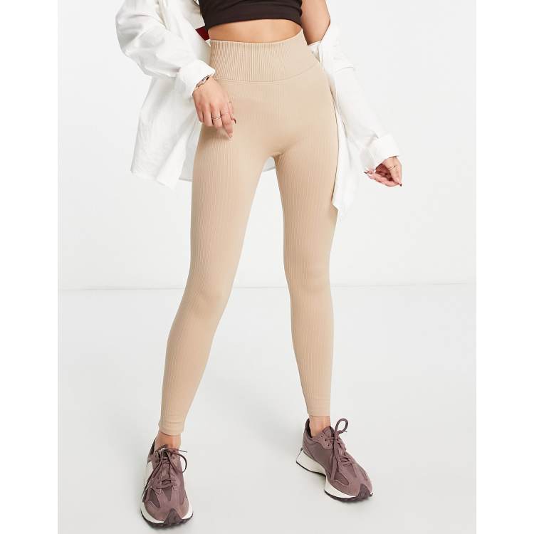 Light tan leggings sale