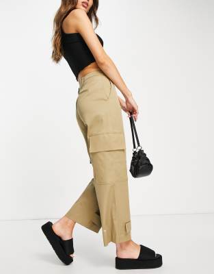 mango high waisted trousers