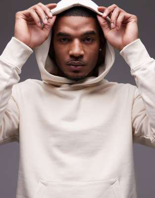 Mango - Hoodie in ecru - view 1