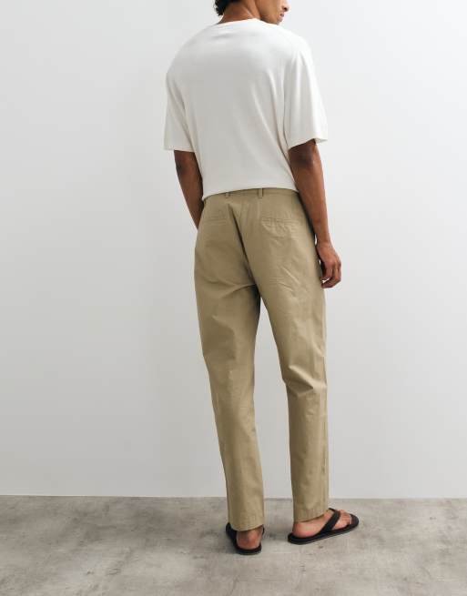 Mango Hose mit geradem Schnitt in Beige, 4 von 5