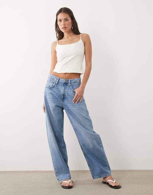Mango - Hvid cami-top med stropper, 2 af 4