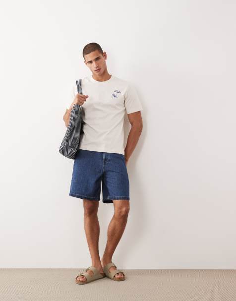Mango - Hvid T-shirt med broderi i 100% bomuld - view 1