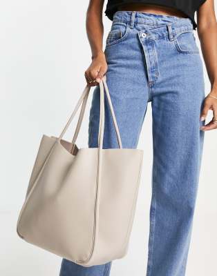 Mango italia tote bag in beige - ASOS Price Checker