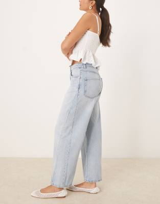 Mango Ivana Cotton Tapered Jeans In Multi