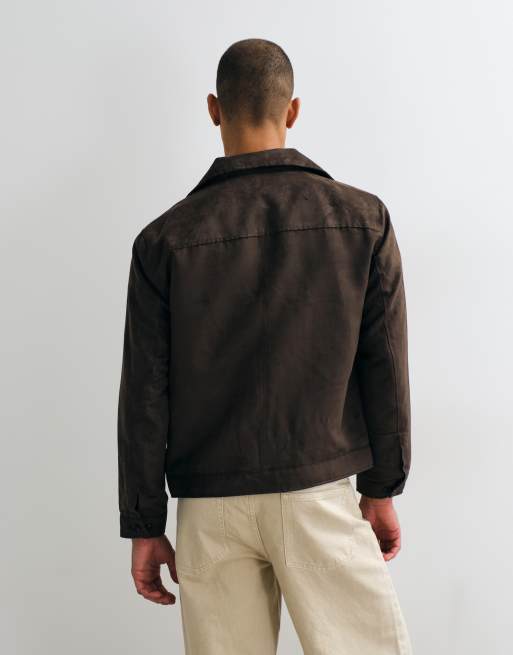 Mango Jacke mit Taschendetail in Braun, 5 von 5