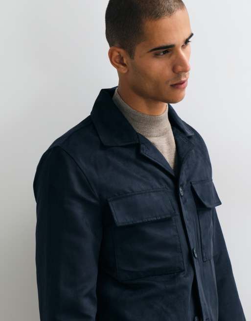 Mango jakke med lomme-detalje i navy, 2 af 5