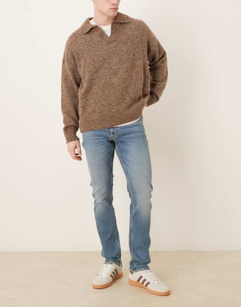 Mango - Jan - Jeans slim 100% cotone color blu medio - view 1