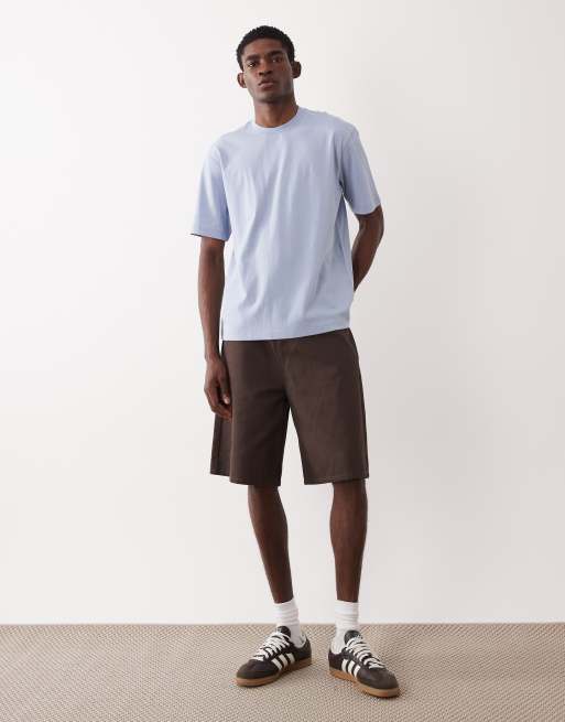 Mango – Jasnoniebieski, luźny T-shirt ze 100% bawełny, 2 z 5