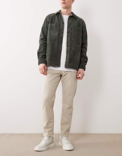 Mango - Jean droit - Beige - view 1