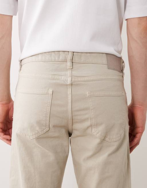 Mango - Jean droit - Beige, 4 de 5