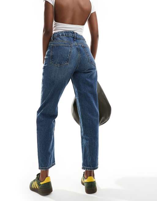 Mango - Jean mom - Bleu, 5 de 5