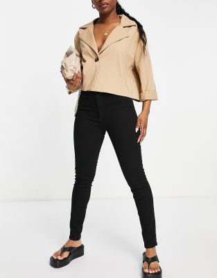 Jean Skinny Noir MNG Mango – Taille US 4 – Modèle Lizzy – 32 D’entrejambe – Très Bon état