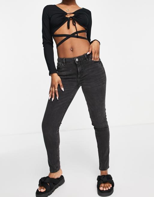 Jean slim noir push up sale