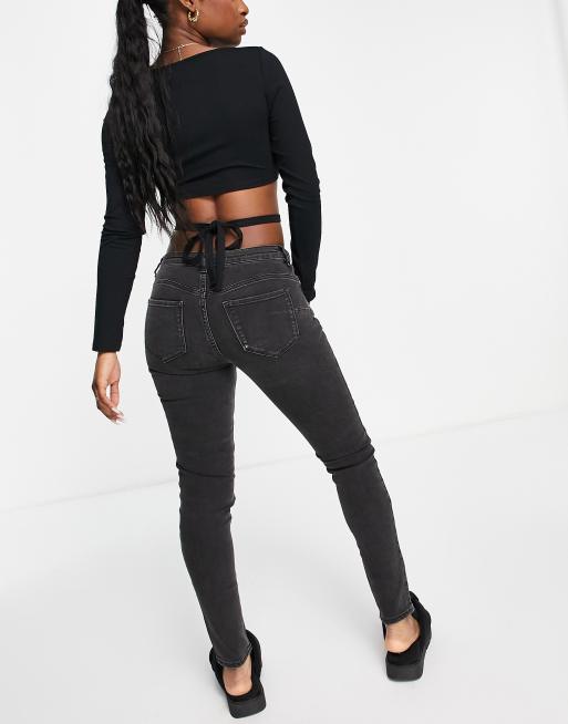 Jean push shop up noir