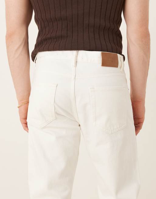 Mango - Jeans affusolati écru, 4 di 5
