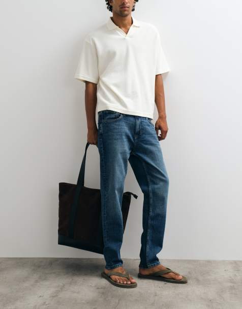 Mango Jeans mit schmal zulaufendem Bein in Blau - view 1