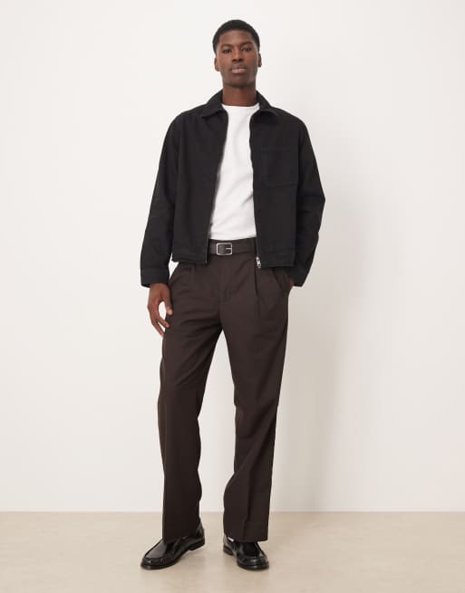 Mango – Jeansjacke in verwaschenem Schwarz mit Reißverschluss, 2 von 5