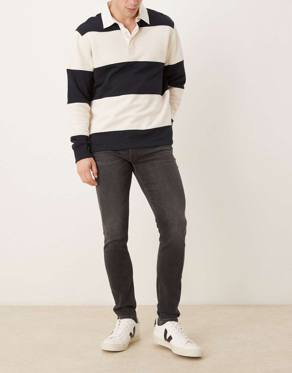 Mango Jude 100% cotton slim fit jean in washed grey