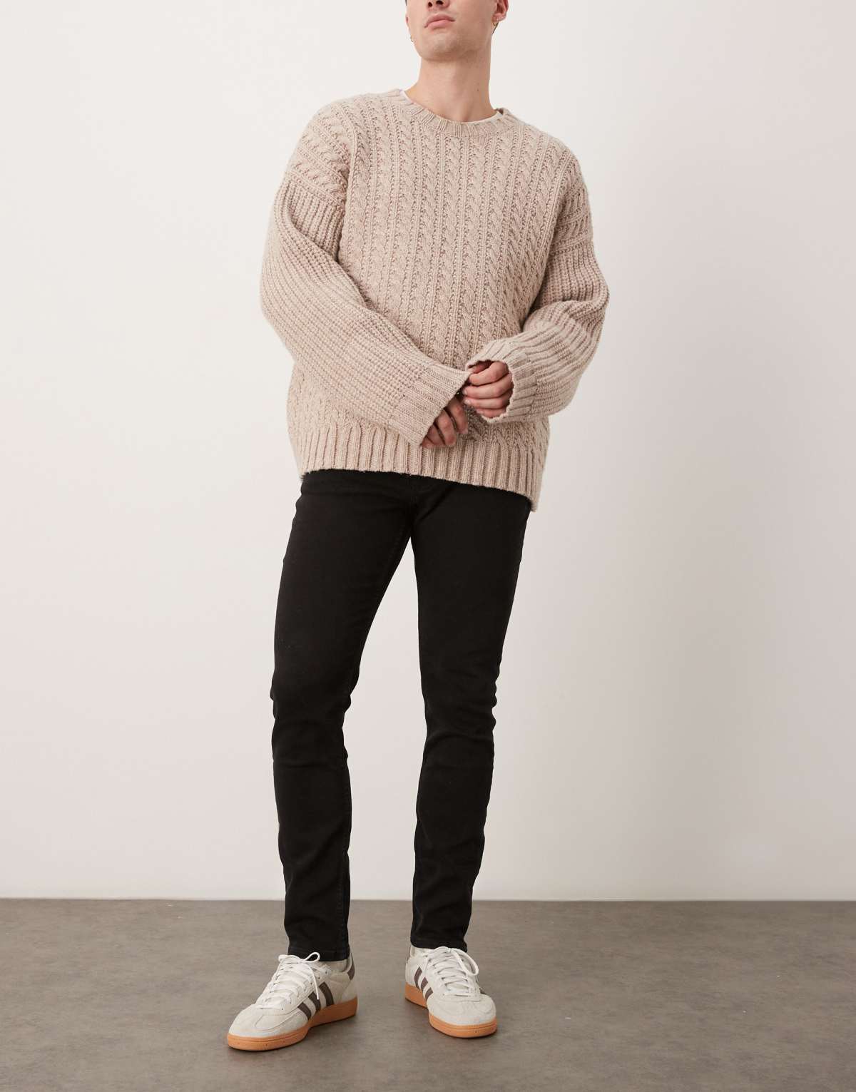 Mango Jude cotton slim fit jean in black