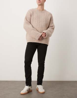 Mango - Jude - Jean slim en coton - Noir