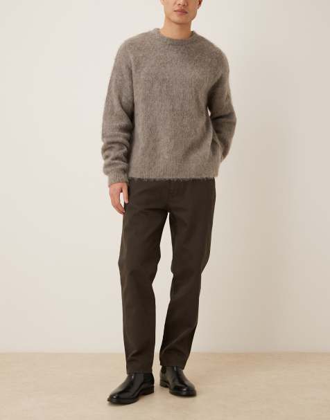 Mango Juke 100% cotton slim jean in brown