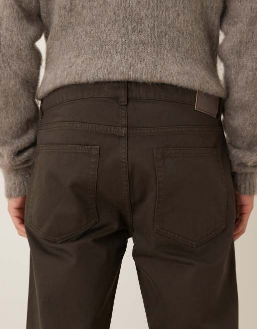 Mango - Juke - Jean slim en coton - Marron, 4 de 5