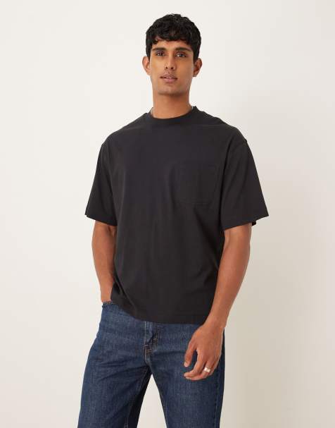 Mango - Katoenen T-shirt in zwart - view 1