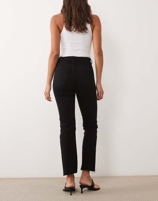 Mango kickflare jean in washed black, 2 of 5