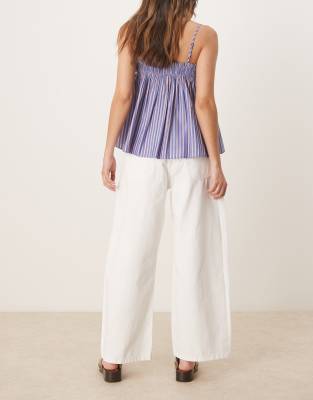 Shop Mango Kika Balloon Fit Mid Waist Jeans With Tie Belt Detail