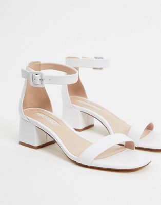 asos white sandals heels