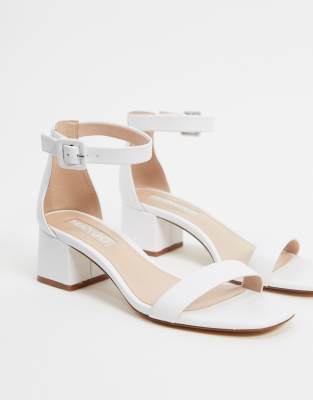 kitten heel sandals with ankle strap