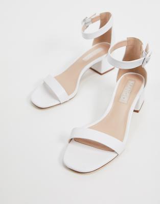 kitten block heel sandals