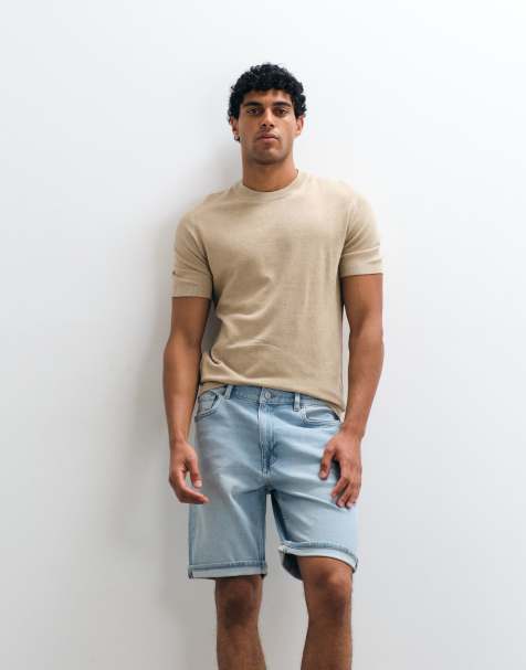 Mango - Klassiek fijngebreid T-shirt in lichtbeige - view 1