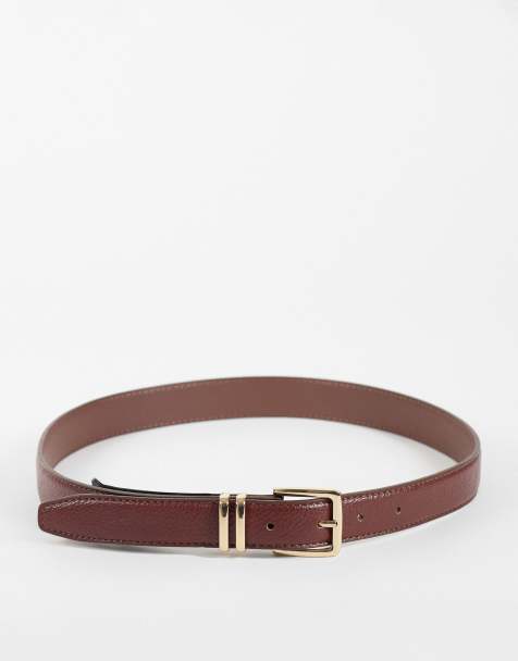 Mango – Klassischer Gürtel in Braun - view 1