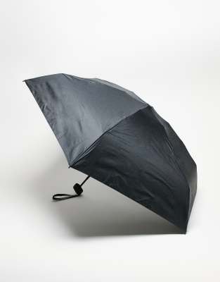 Mango - Klassischer Regenschirm in Schwarz