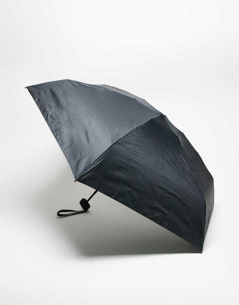 Mango – Klassischer Regenschirm in Schwarz - view 1