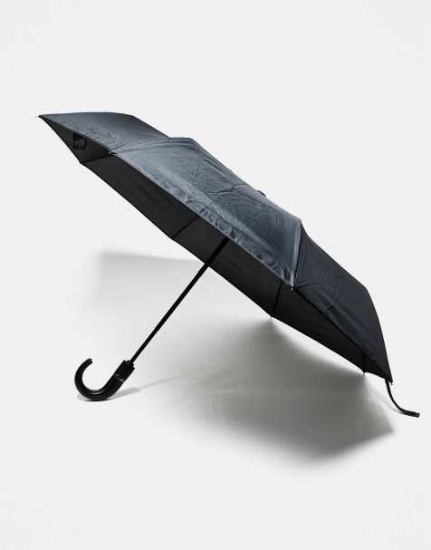 Mango – Klassischer Regenschirm in Schwarz - view 1