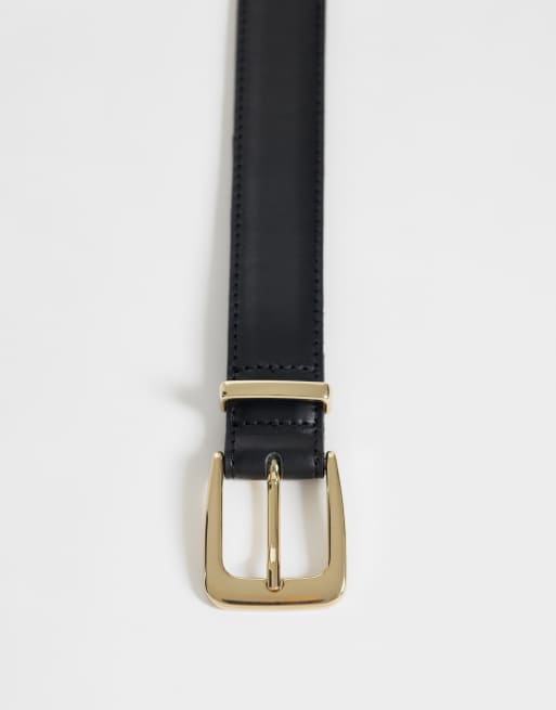 Mango klassisk bælte i sort, 2 af 3