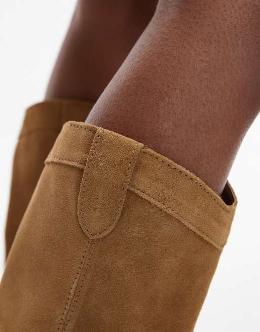 MANGO Women s Suede Cowboy Boots