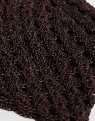 Mango Knit Beanie Hat In Black