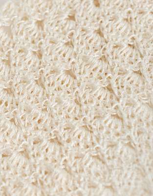 Mango Knit Beanie Hat In Neutral