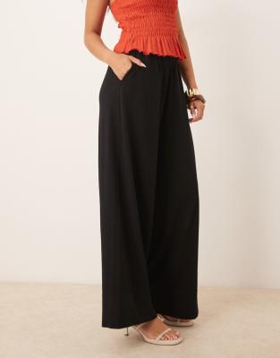 Mango Knit Elasticized Waist Pants