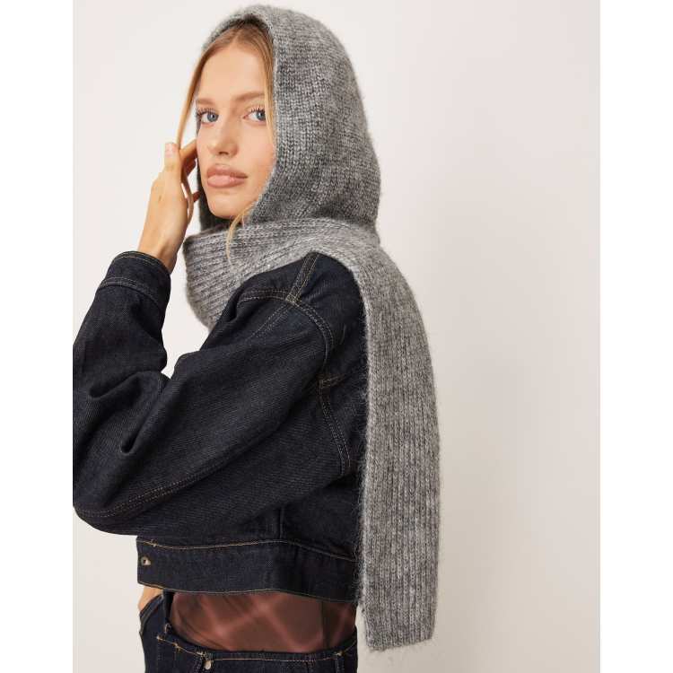 小物 L'AppartementGOODGRIEF RIBBED KNITSNOOD グッドグリーフ RIBBED KNIT SNOOD ネイビー グッドグリーフRIBBED