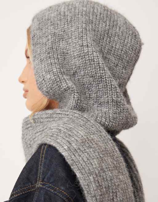 Mango knit snood in gray | ASOS
